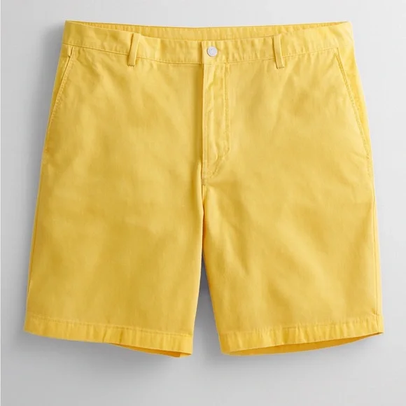 Vineyard Vines Men's YellowFlat Front Shorts - Picture 3 of 4